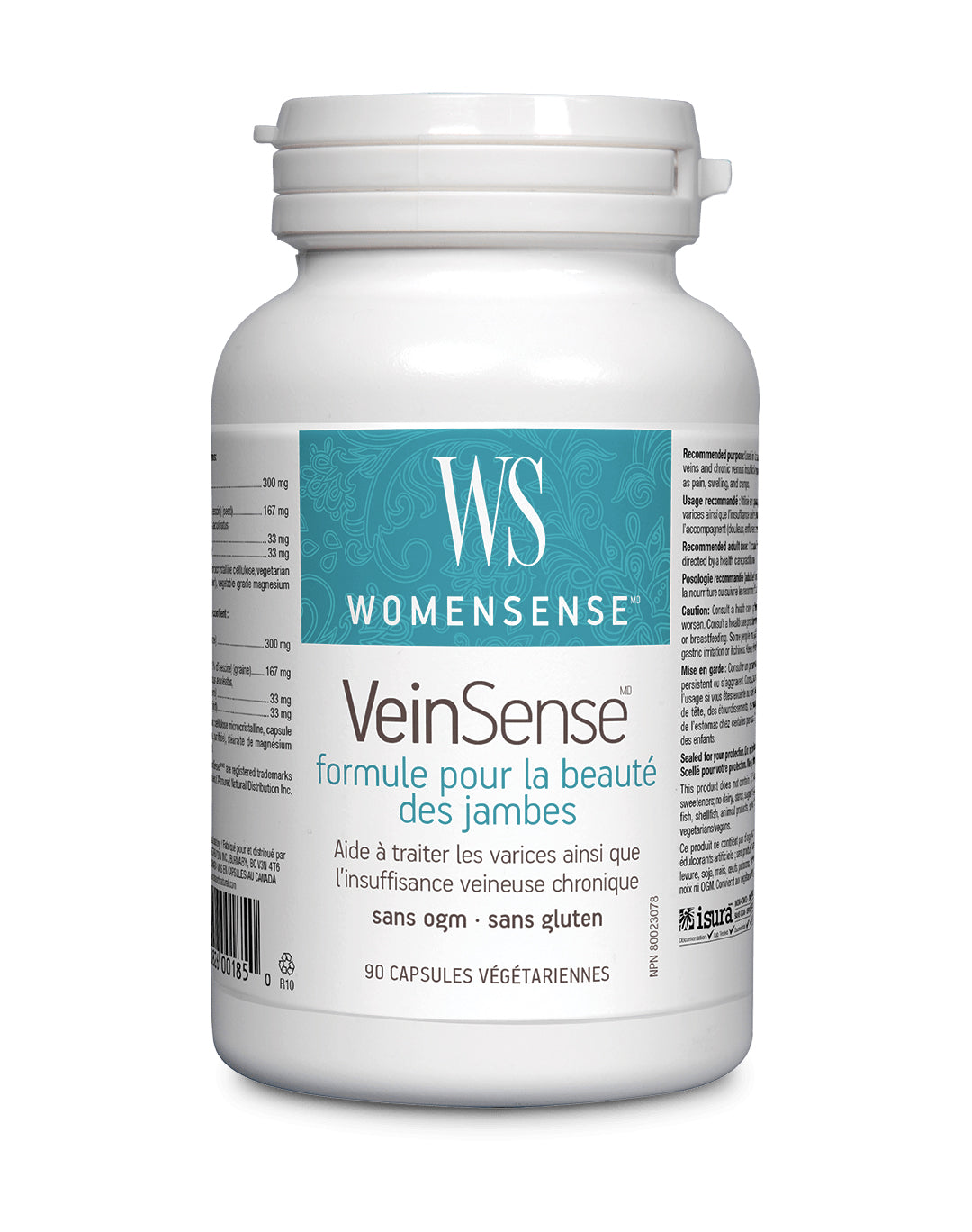 VeinSense - Formule pour de belles jambes - Womensense - 90 capsules
